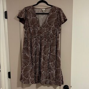 a new day Brown and White Mini Dress